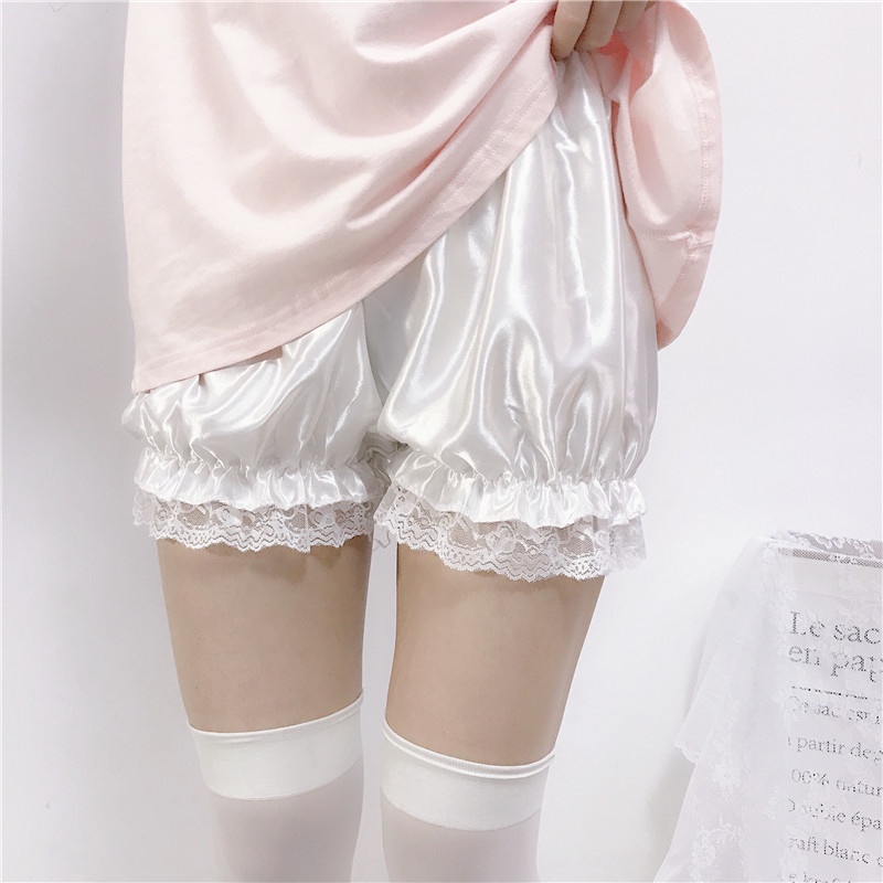 Sẵn-Quần bí ngô bảo hộ phồng mặc cùng JK, Lolita