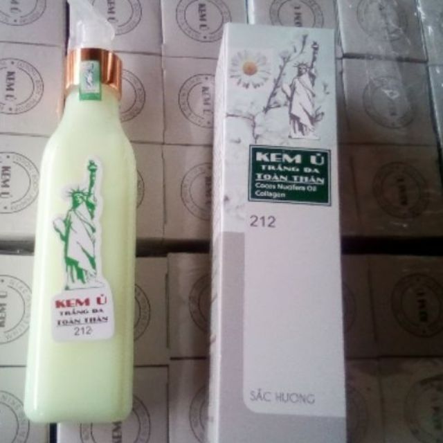 Kem ủ  trắng da toàn thân sắc hương