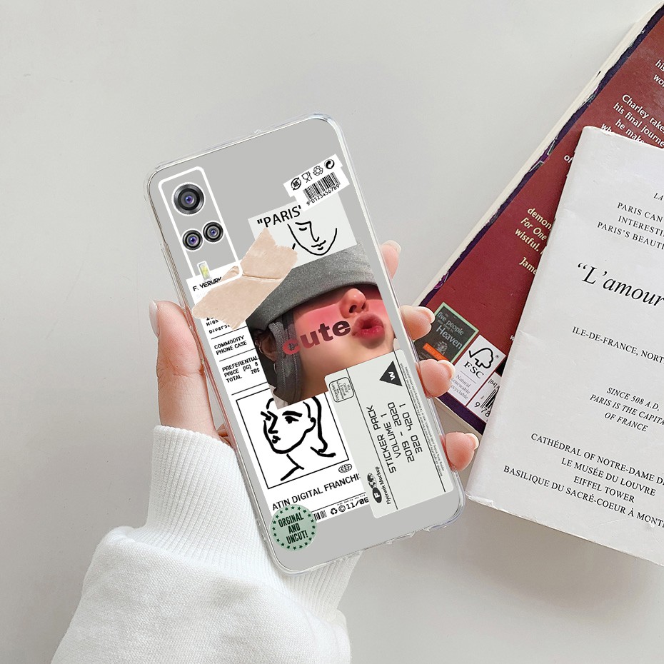 Ốp điện thoại mềm họa tiết nhãn hiệu nghệ thuật dành cho Vivo 31 2021 Y51 Y51 Y51 Vivo y51 Y 51 2020