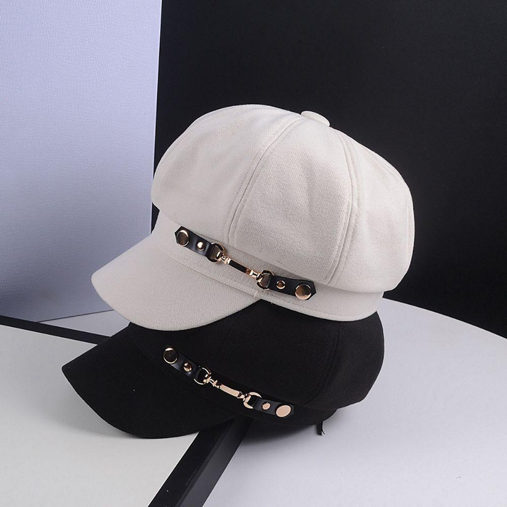 Mũ Nồi VANES1 Khóa Kim Loại Giữ Ấm Thời Trang Đường Phố Cho Nữ