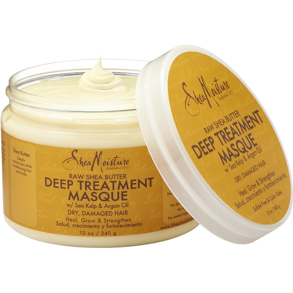 MẶT NẠ Ủ TÓC SHEAMOISTURE RAW SHEA BUTTER DEEP TREATMENT MASQUE
