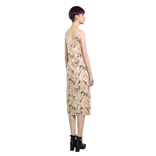 Đầm 2 Dây Hoa Lá Poxi Fashion Size L