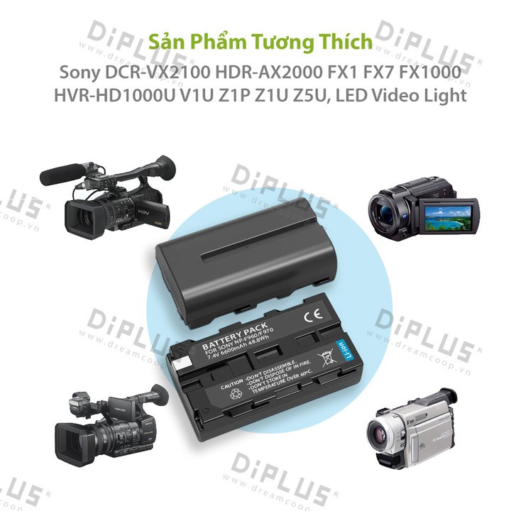 Sạc pin máy quay Sony NP-F970 NPF970