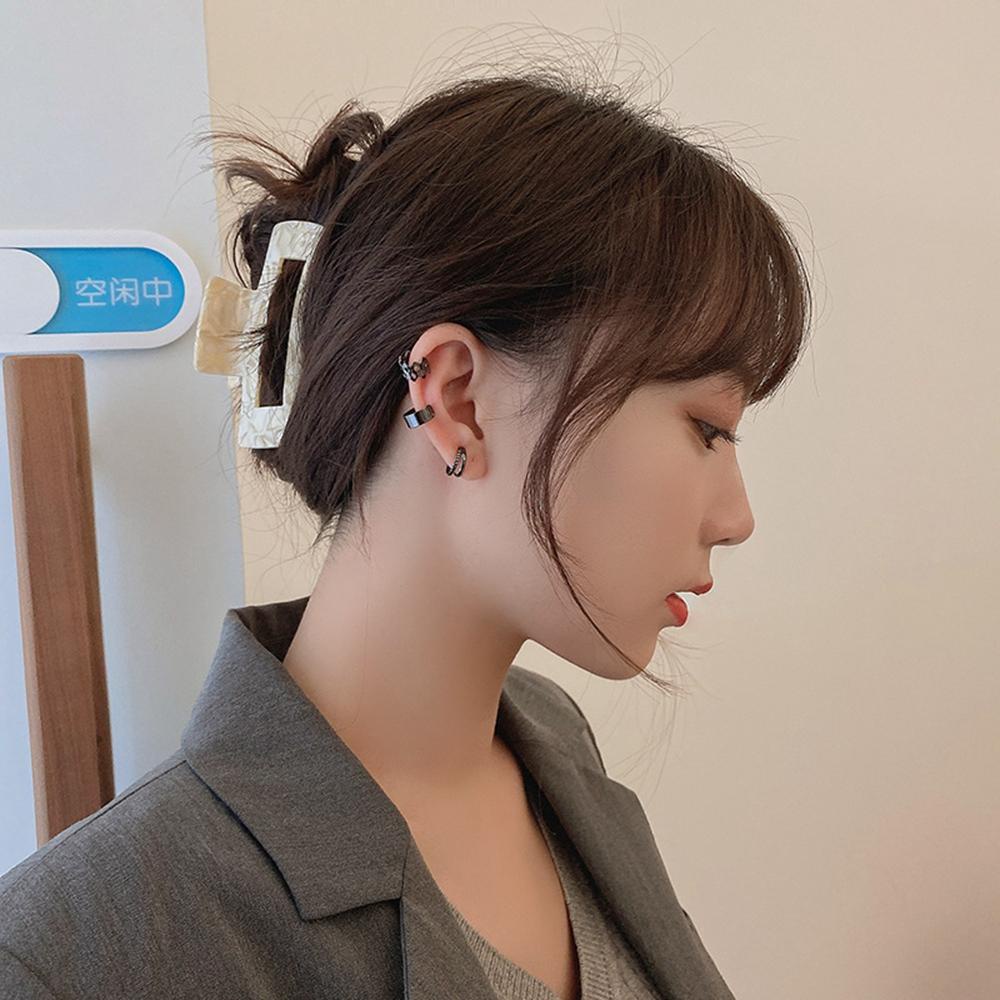 Khuyên Kẹp Vành Tai Không Xỏ Lỗ Hình Thánh Giá Nhỏ Thời Trang Hàn Quốc Cho Nữ