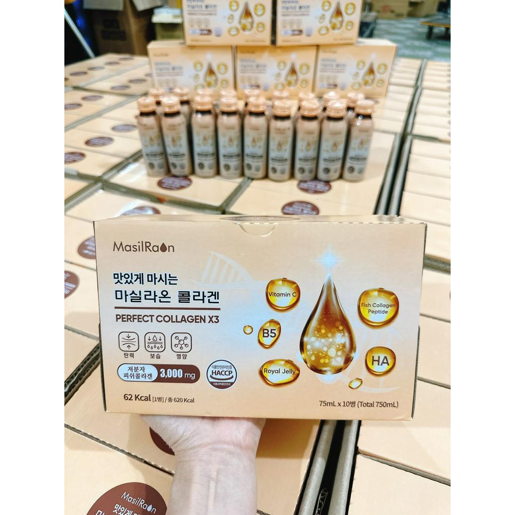 Nước uống Collagen Perfect Collagen X3 Masilraon Hàn Quốc
