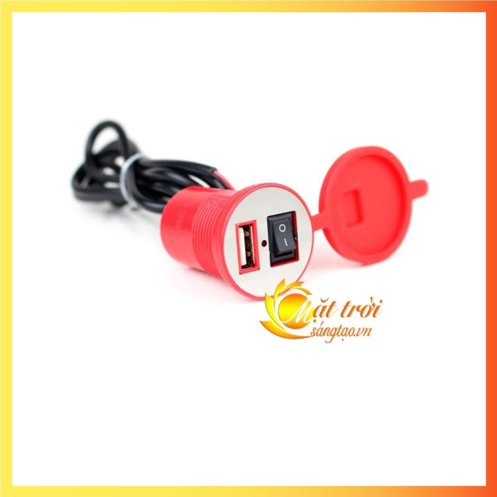 Bộ chế sạc điện thoại trên xe máy V5