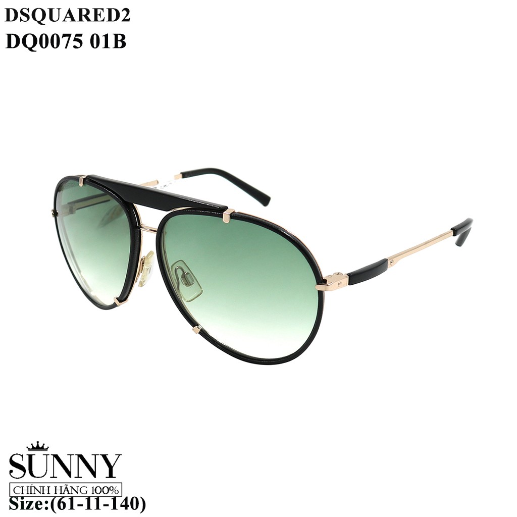 Kính mát nam nữ thời trang Dsquared2 DQ0075 nhiều màu chính hãng, thiết kế dễ đeo bảo vệ mắt