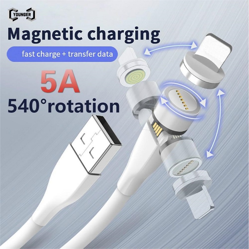 Dây Cáp Sạc USB 5A 540 Độ Xoay 540 Độ Chuyên Dụng