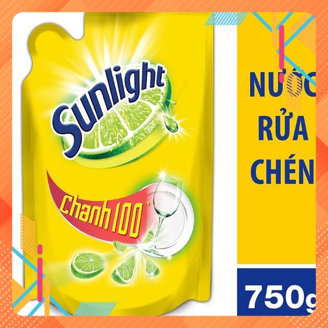 Nước rửa chén Sunlight Chanh túi 750g