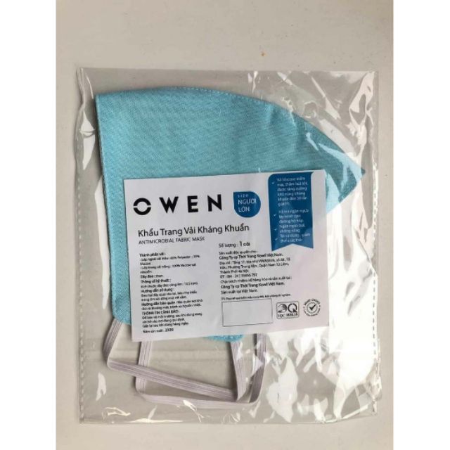 Khẩu trang vải kháng khuẩn hàng công ty Owen | BigBuy360 - bigbuy360.vn