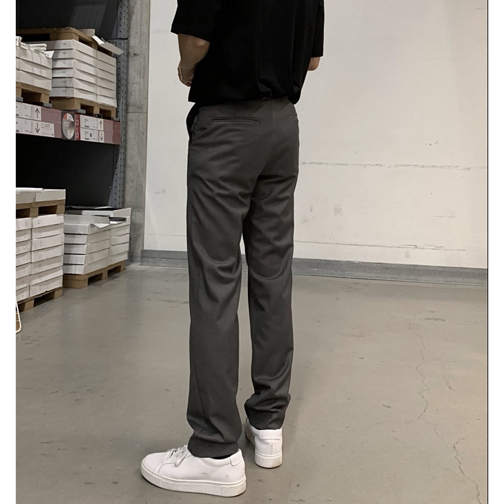 Quần tây ống suông rộng CHUỘT TRẮNG ANN PANTS