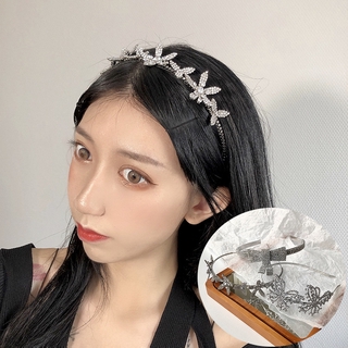 Băng Đô Kim Loại Đính Đá Phong Cách Hàn Quốc Cho Nữ