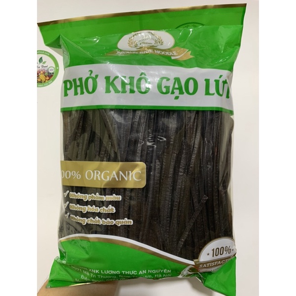 Phở gạo lứt đen An Nguyên 500g - Ăn kiêng, thực dưỡng, tiểu đường, Keto, Das