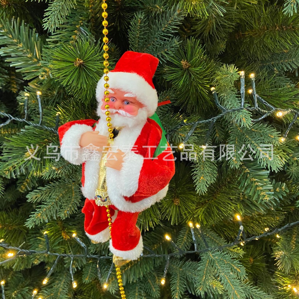 Đồ chơi ông già Noel leo cầu thang mới nhất GIÁNG SINH năm nay