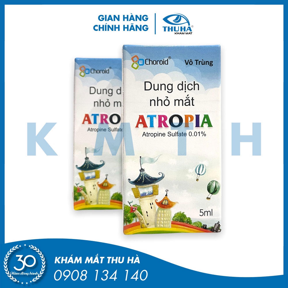 Dung dịch nhỏ mắt ATROPIA 0.01% 5ml