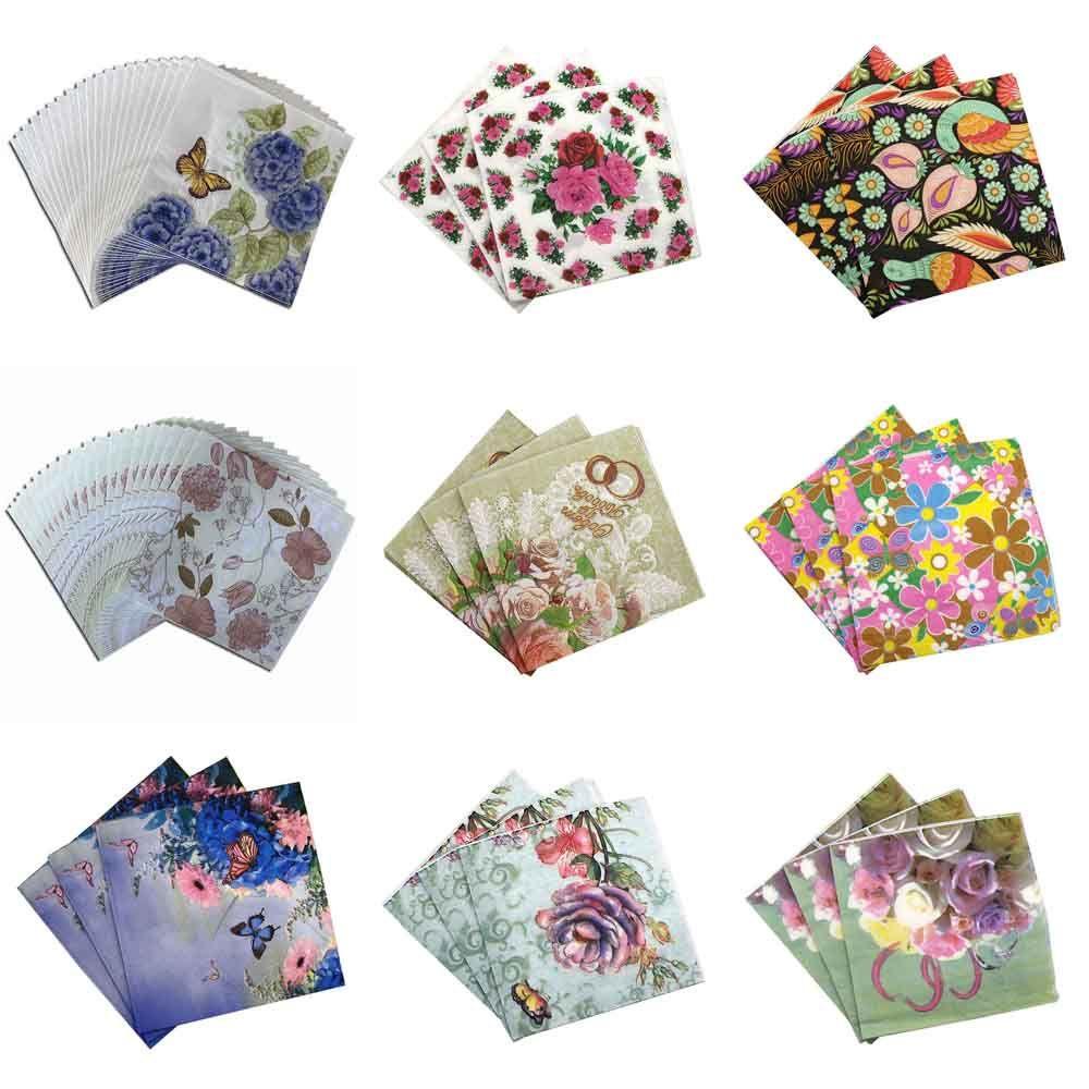 Wttle Khăn Giấy Ăn Trang Trí Nhà Hàng / Tiệc Sinh Thái Đẹp Mắt