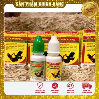 FLOCIN 200- Đặc trị hen khẹc, khò khè sổ mũi, tiêu chảy phân xanh phân trắng.
