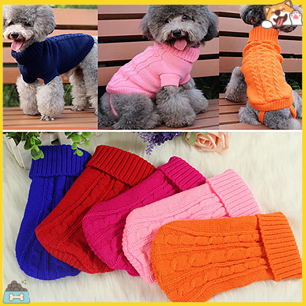 Áo Len Giữ Ấm Cho Thú Cưng