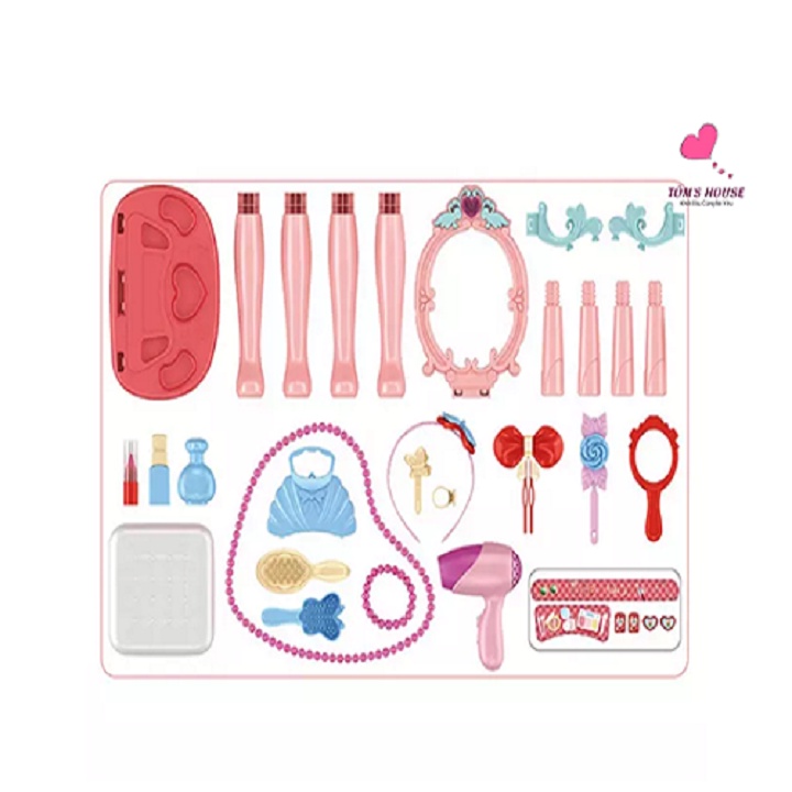 Đồ Chơi Bàn Trang Điểm Phát Nhạc Kèm Ghế Ngồi Cỡ Lớn Cho Bé