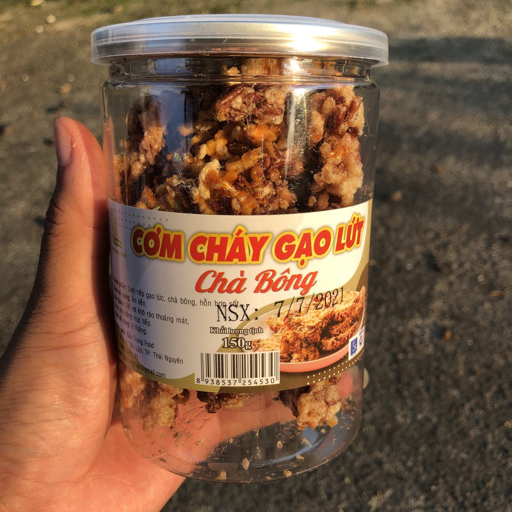 cơm cháy gạo lứt cơm cháy chà bông loại 150g hỗ trợ giảm cân không sợ béo chỉ có tại IMINT FOOD