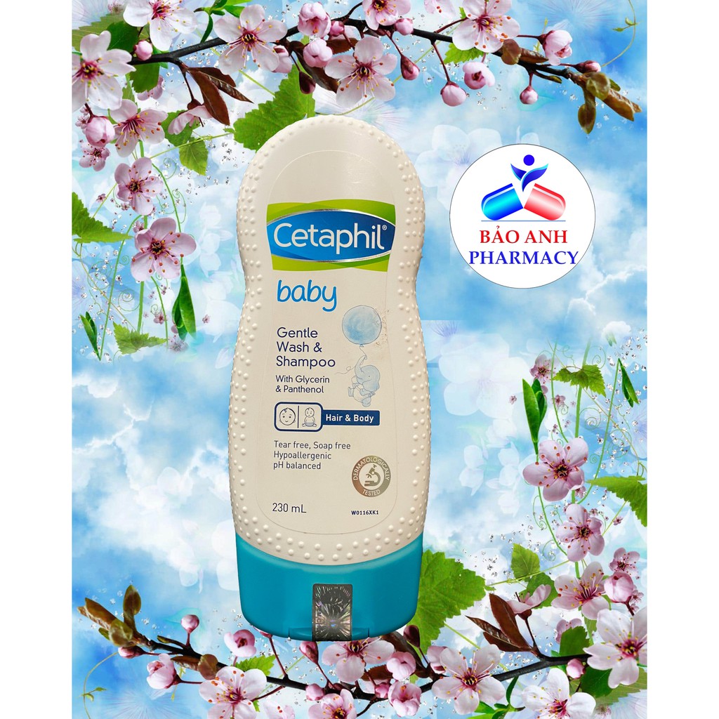 Sữa tắm gội toàn thân Cetaphil Baby - Chai 230ml