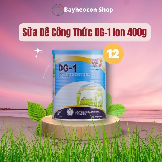 Thùng 12 lon Sữa Dê công thức DG-1 Goat Milk Infant Formula 400G