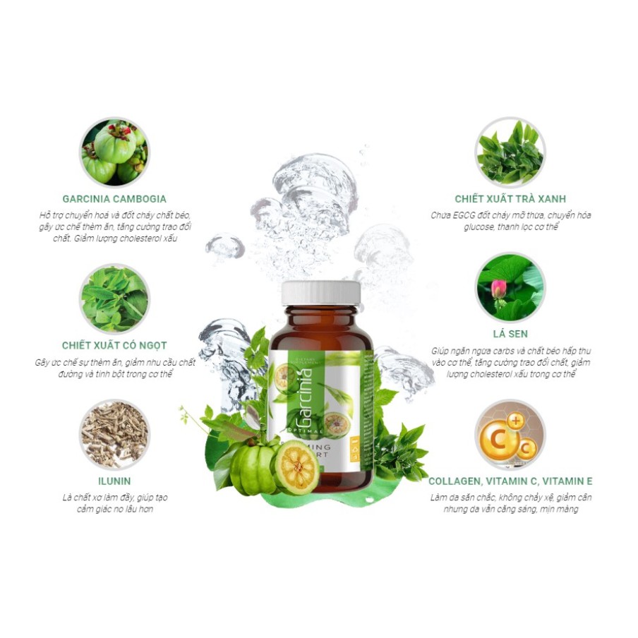 GIẢM CÂN NHANH GARCINIA OPTIMAL VIÊN UỐNG GIẢM CÂN THẦN TỐC ĐẸP DA  EO THON DÁNG GỌN AN TOÀN HIỆU QUẢ 100% CHÍNH HÃNG | BigBuy360 - bigbuy360.vn