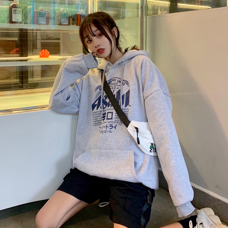 Áo Hoodie phong cách Harajuku thời trang mùa đông dành cho nữ | BigBuy360 - bigbuy360.vn