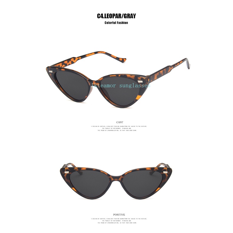 Kính mát gọng mắt mèo tam giác sành điệu