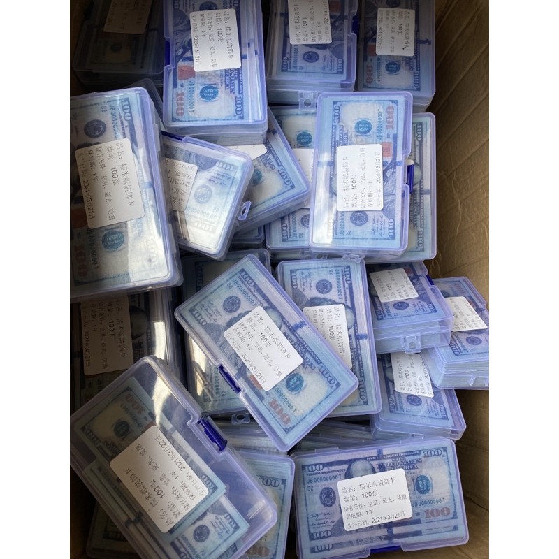 100 Tiền Dola Giấy Gạo Trang Trí Bánh Kem