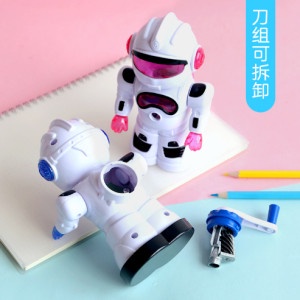 Gọt bút chì hình Robot dễ thương cho bé, dụng cụ học tập để bàn kiêm đồ chơi E758