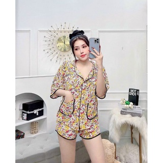 Đồ bộ ngủ nữ vải lụa mango cánh dơi siêu đẹp mềm mát không nhăn Free size