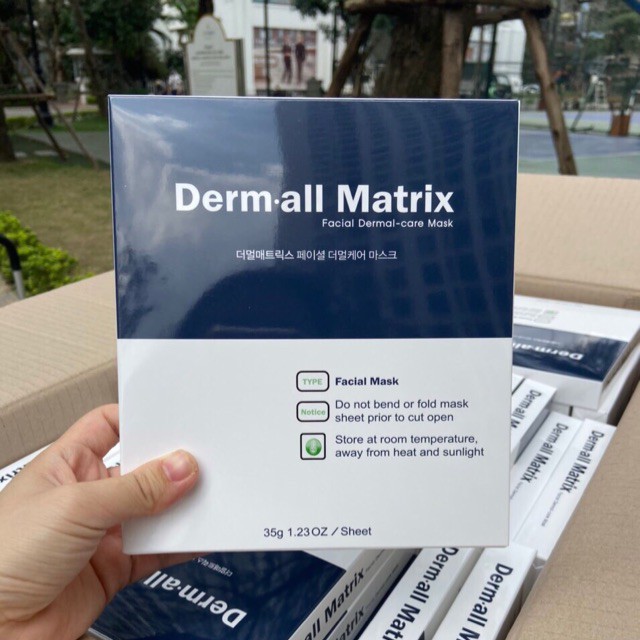 Mặt nạ Derm All Matrix - Mặt nạ Matrix dưỡng trắng, nâng cơ, cấp nước tức thời - Hàng Chính Hãng | Thế Giới Skin Care