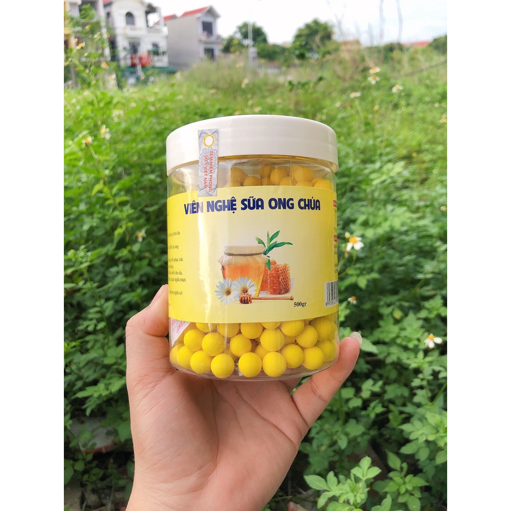 Nghệ Viên Mật Ong Rừng 500G, Viên Nghệ Mật Ong Dùng Tốt Với, Tinh Bột Nghệ,