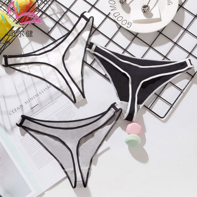 QUẦN LÓT LỌT KHE Sarah Lingerie PHỐI VIỀN ( Có 5 Màu Như Hình)