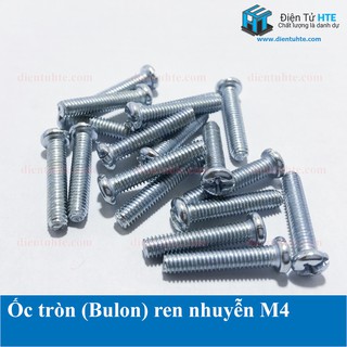 Ốc tròn (Bulon) ren nhuyễn M4