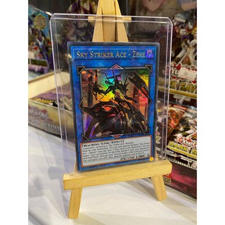 Lá bài thẻ bài Yugioh Sky Striker Ace Zeke - Ultra Rare - Tặng bọc bài nhựa bảo quản