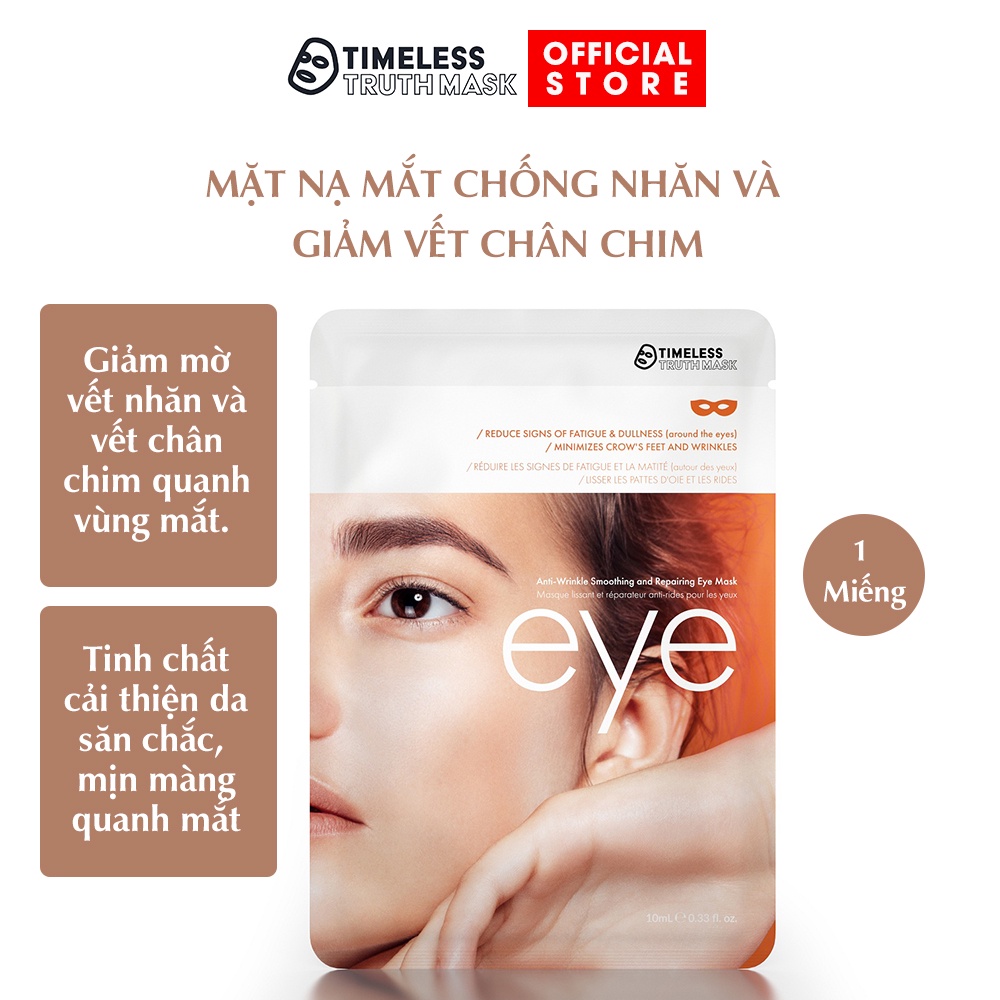 [Mã BMLTA50 giảm 50K đơn 150K] Mặt nạ mắt chống nhăn và giảm vết chân chim Timeless Truth Mask - EYE (30ml/miếng)