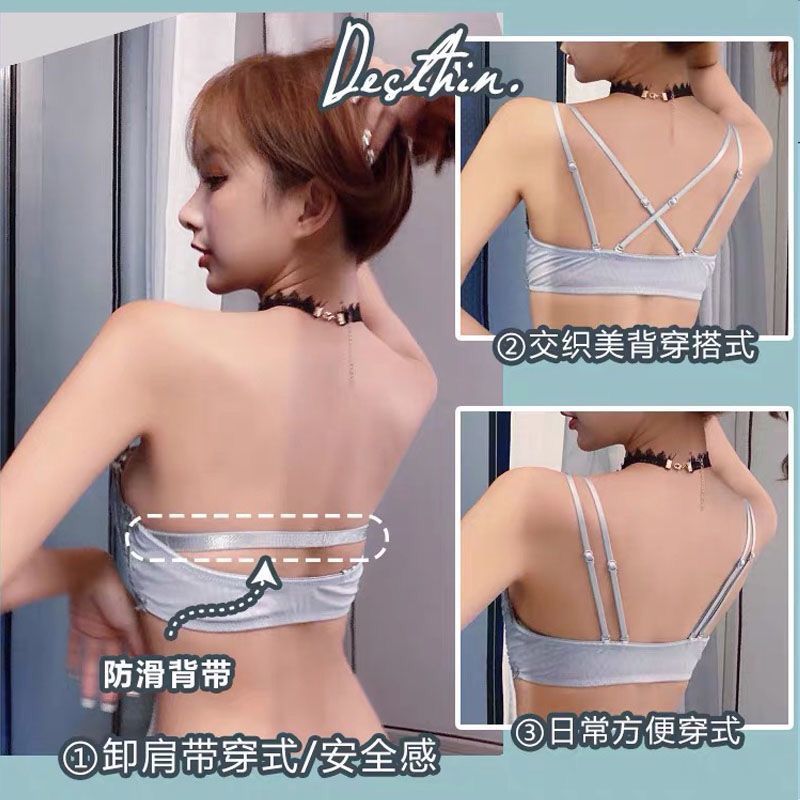 Áo Ngực Push Up Không Gọng Chống Trượt Cúp 3 / 4