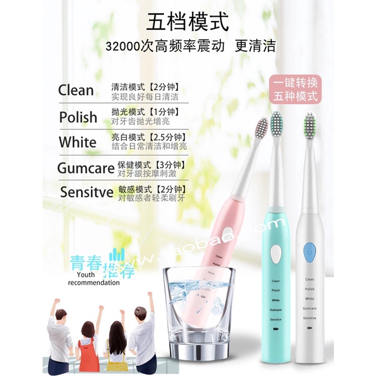 BÀN CHẢI ĐIỆN ELECTRIC TÔTHBRUSH - BÀN CHẢI ĐÁNH RĂNG NGƯỜI LỚN - LỖI 1 ĐỔI 1