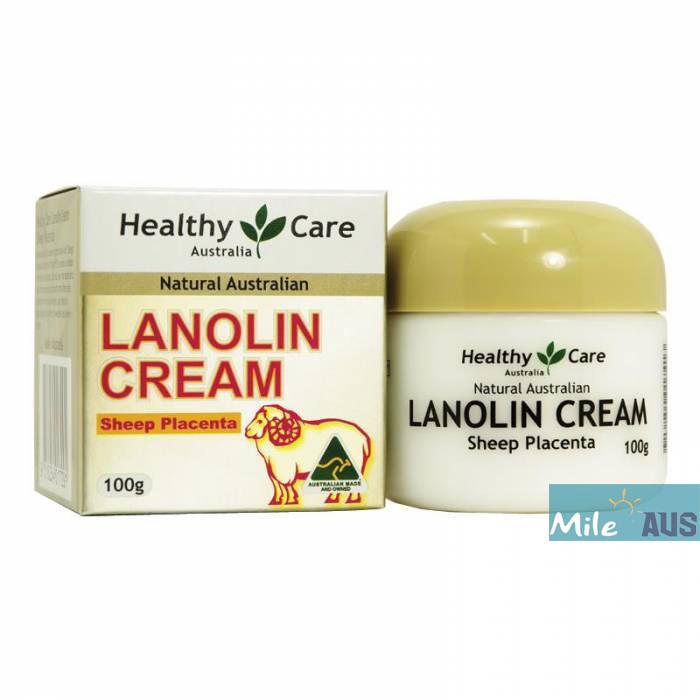 Kem dưỡng trắng da nhau thai cừu Healthy Care Natural Lanolin – Sheep Placenta (100g)