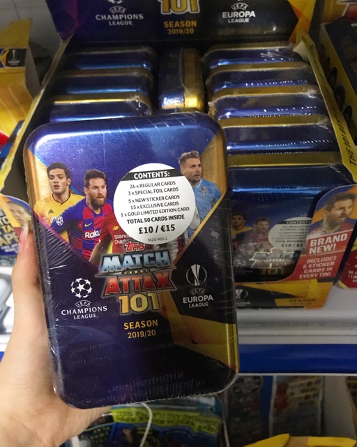 [ Mega Tin ] Hộp thẻ Match Attax 101 champions league 19/20