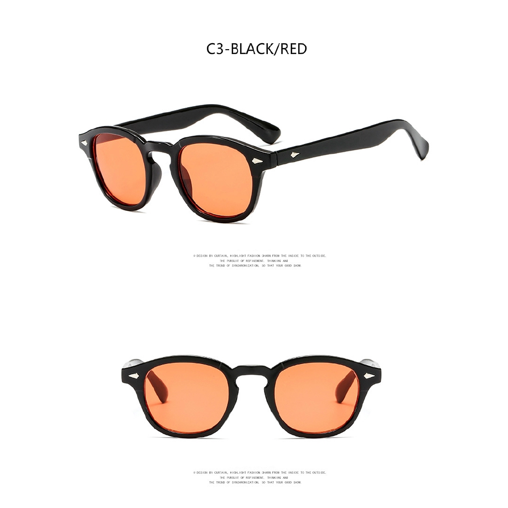 Kính mát bằng kim loại phong cách retro thời trang cho nam và nữ