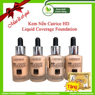 Kem Nền CATRICE HD Liquid Coverage Foundation 30ml - Chính Hãng