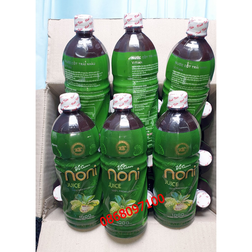 NƯỚC CỐT TRÁI NHÀU ĐÀ LẠT 1 LÍT noni juice