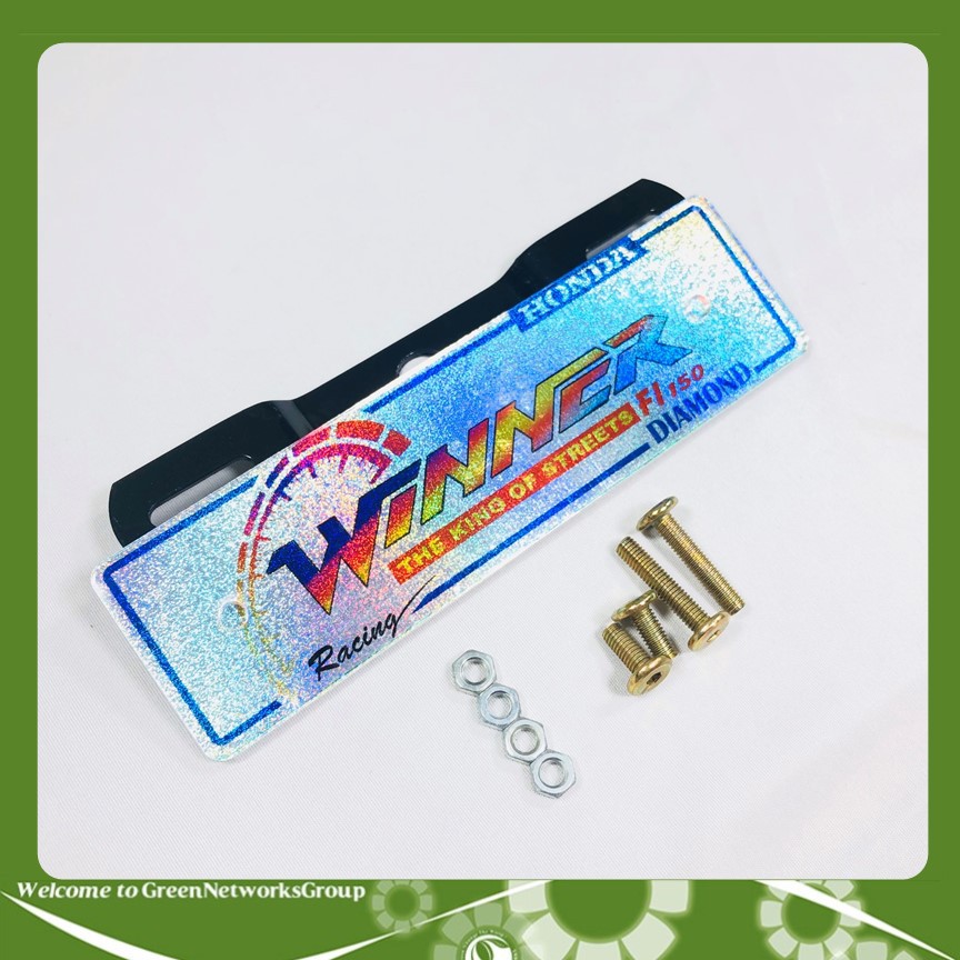 Bảng mica trang trí cho xe Winner Greennetworks