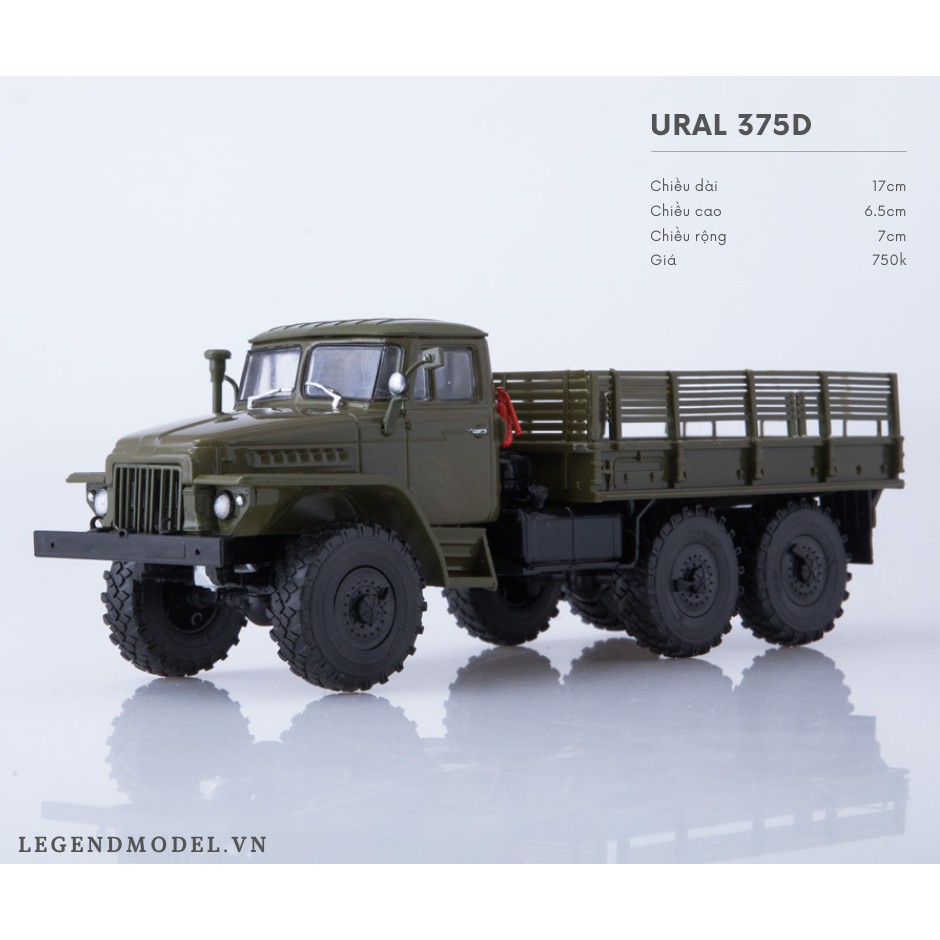 Mô hình xe Ural 375D