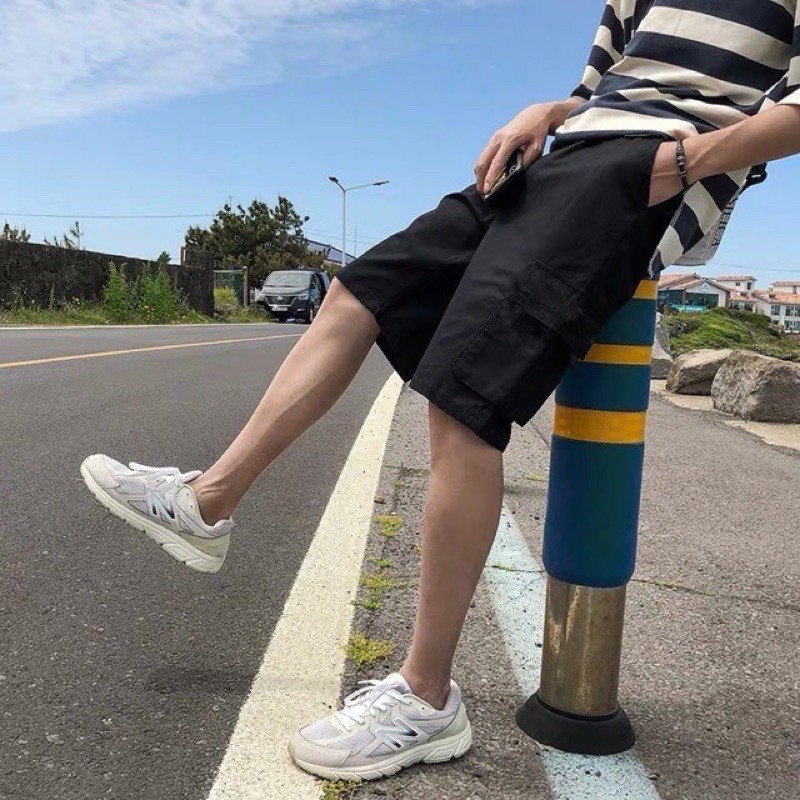 [UNISEX] QUẦN SHORT KAKI TÚI HỘP STREETSTYLE CHO NAM VÀ NỮ