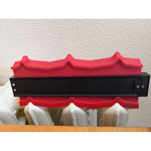 250mm Thước Sao Chép Đa Năng, Đo Đường Viền Ống Nhựa- chuyên nghiệp