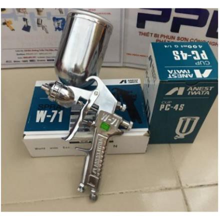 Súng phun sơn W71 IWATA 1.3  👉Hàng Chính Hãng👈 ⚡️𝐅𝐑𝐄𝐄 𝐒𝐇𝐈𝐏⚡️